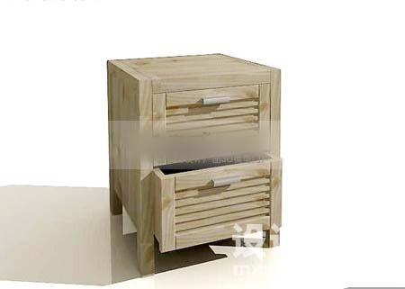 床头柜3d模型下载