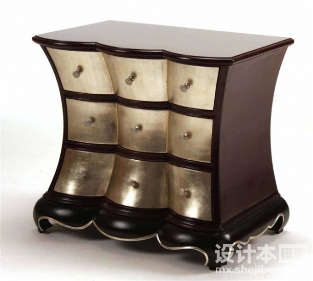 玄关柜3d模型下载