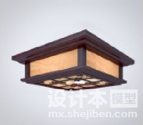 中式灯3d模型下载