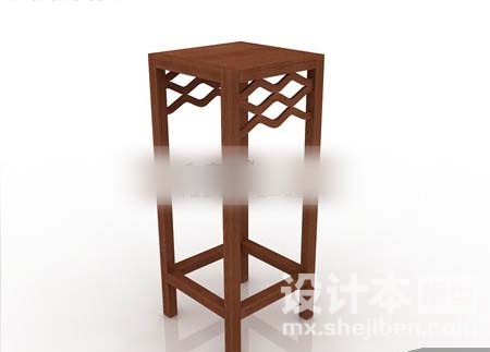 阳台花架3d模型下载