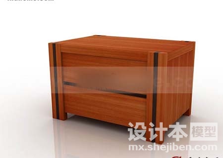 床头柜3d模型下载