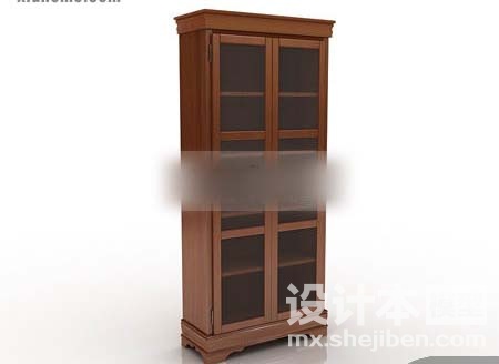 酒柜3d模型下载