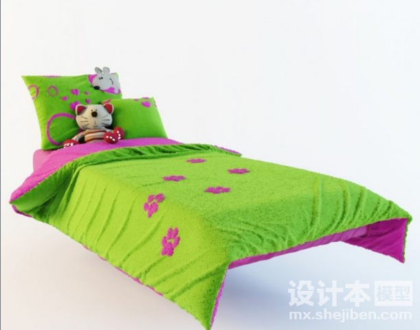 小孩床3d模型下载