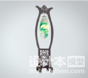 中式灯3d模型下载