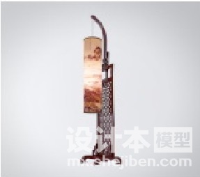 中式灯3d模型下载
