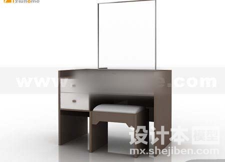 梳妆台3d模型下载