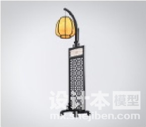 中式灯3d模型下载