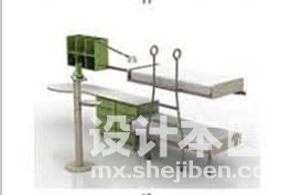 单人床3d模型下载