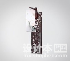中式灯3d模型下载
