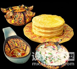食物3d模型下载