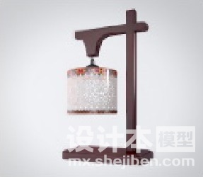 中式灯3d模型下载