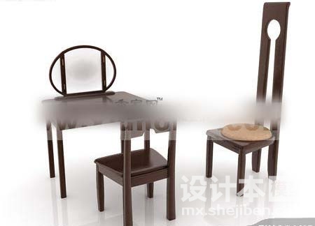梳妆台3d模型下载