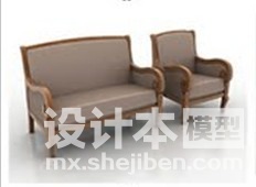 沙发973d模型下载
