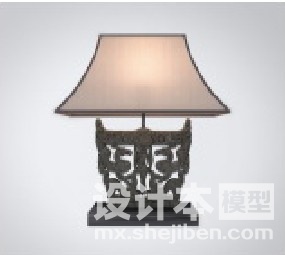 中式灯3d模型下载