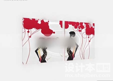 挂画3d模型下载