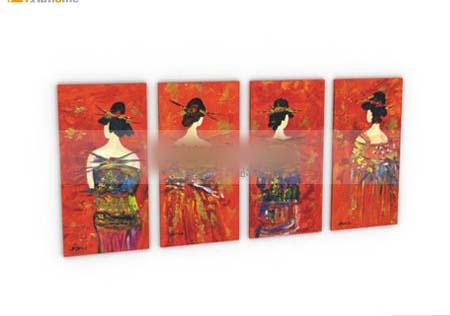中国画3d模型下载