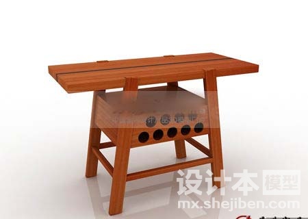 书桌3d模型下载