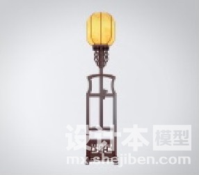 中式灯3d模型下载