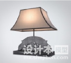 中式灯3d模型下载
