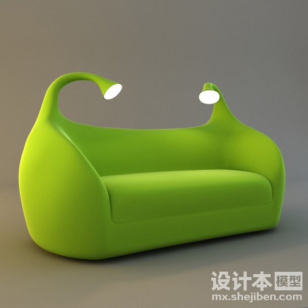 双人沙发3d模型下载