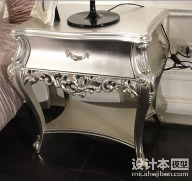 床头柜3d模型下载