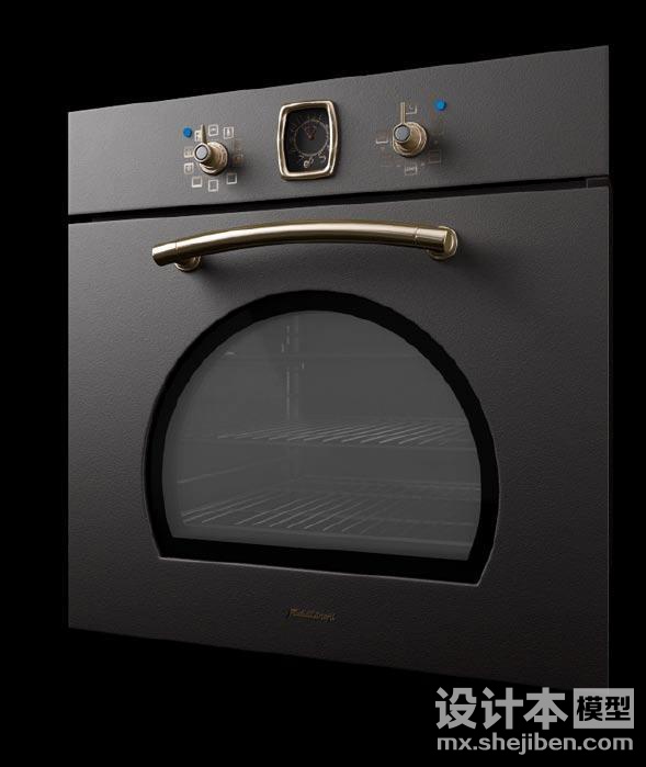 电烤箱3d模型下载
