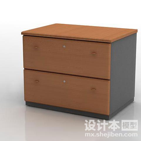 床头柜3d模型下载