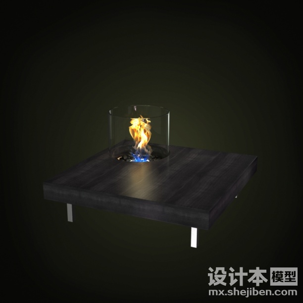 壁炉3d模型下载