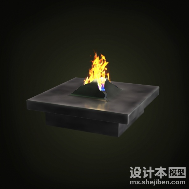 壁炉3d模型下载