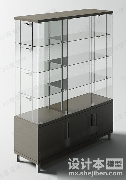 酒柜3d模型下载