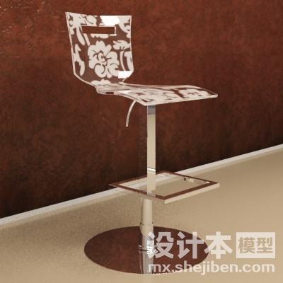吧台椅3d模型下载