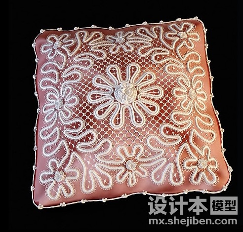 靠垫3d模型下载