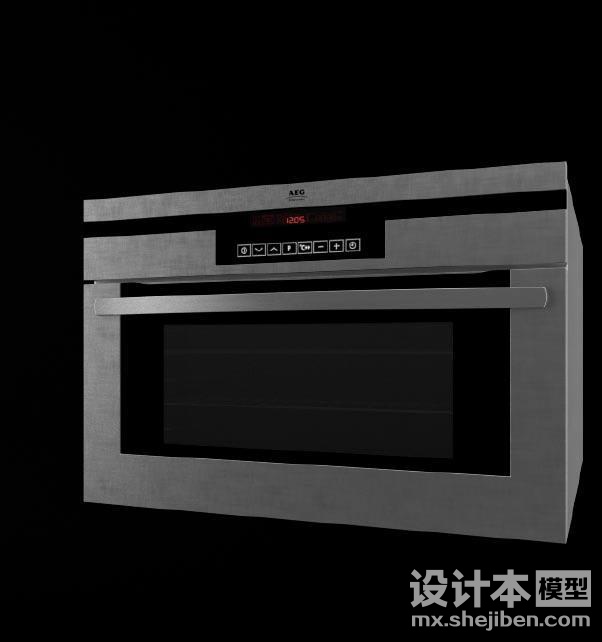 电烤箱3d模型下载