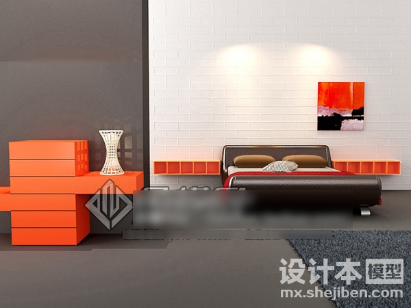 床3d模型下载