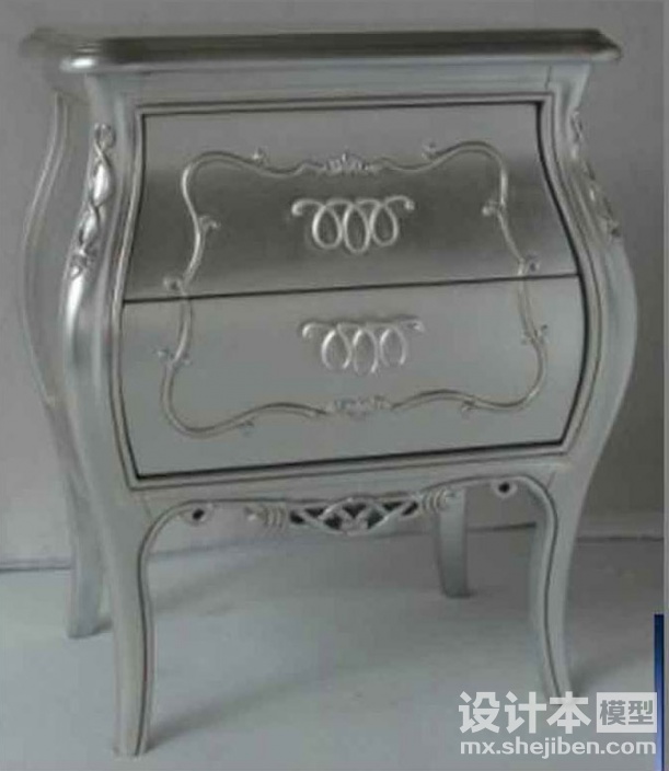 床头柜3d模型下载
