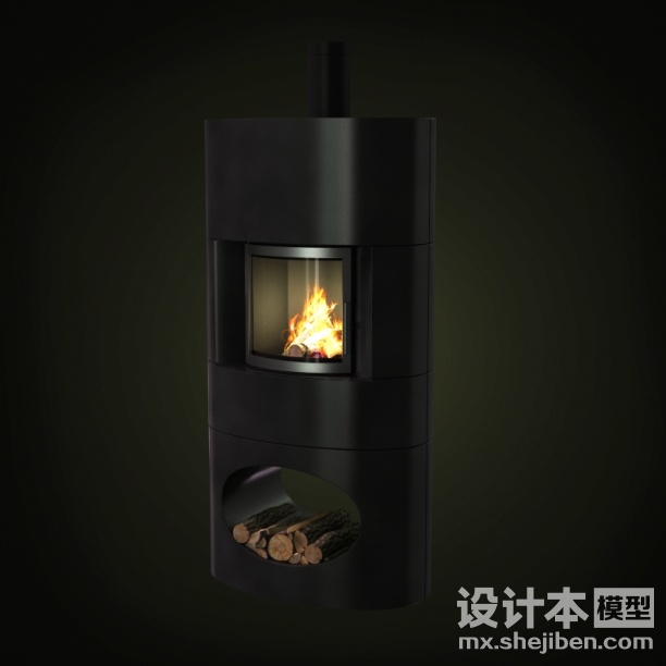 壁炉3d模型下载
