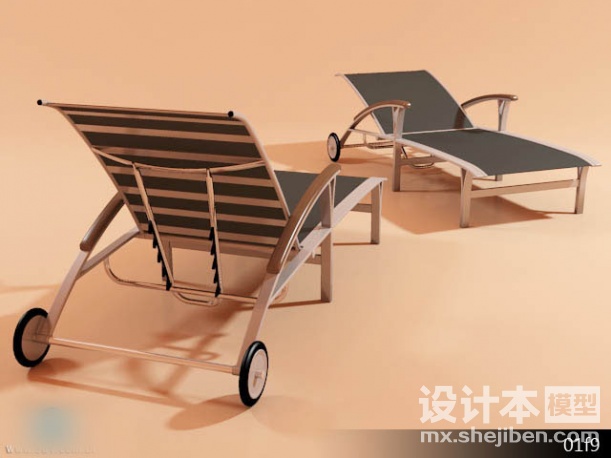 室外椅子3d模型下载