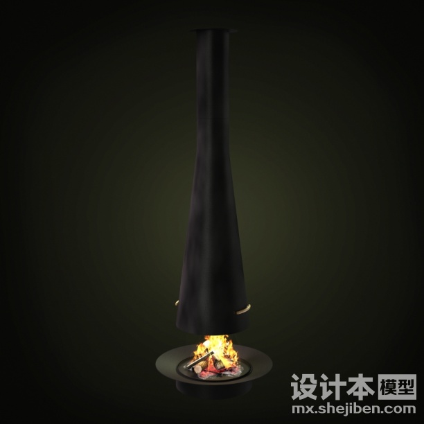 壁炉3d模型下载