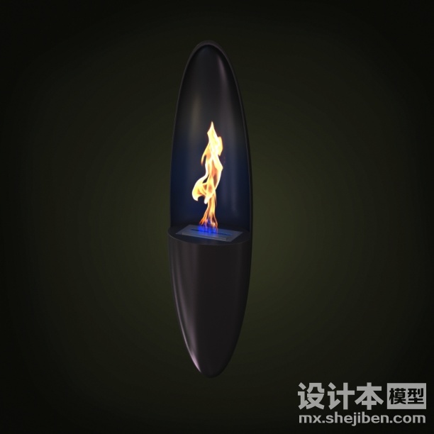壁炉3d模型下载