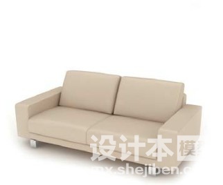 双人沙发3d模型下载