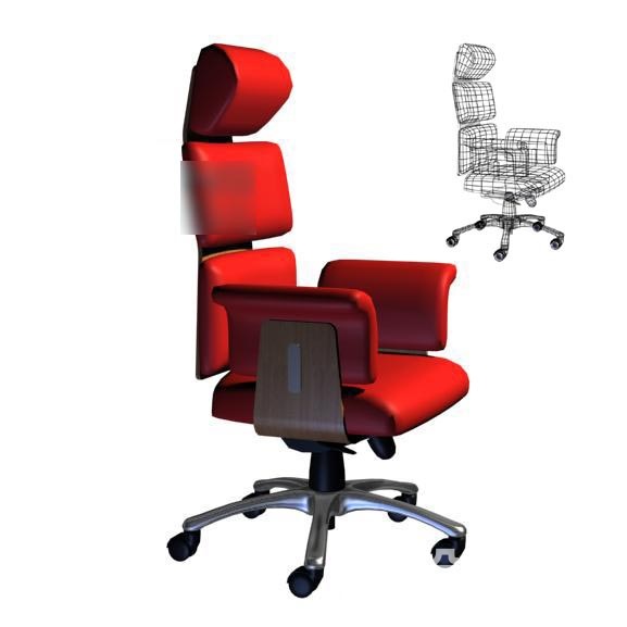 办公椅3d模型下载