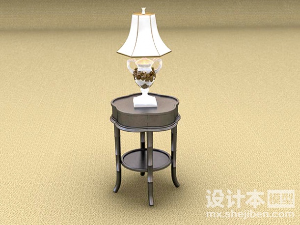 床头柜3d模型下载