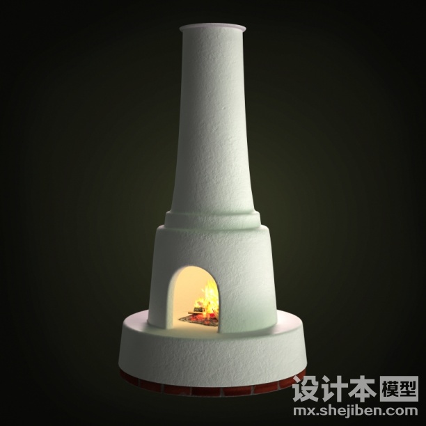 壁炉3d模型下载