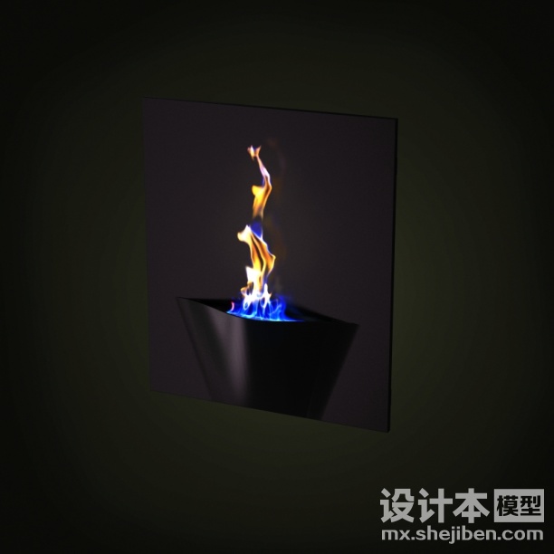 壁炉3d模型下载