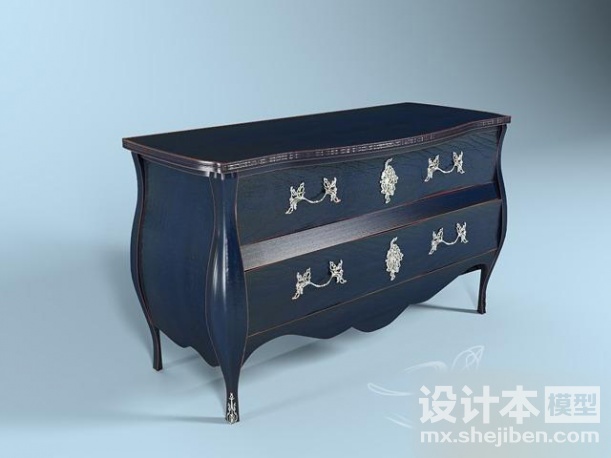 梳妆柜3d模型下载
