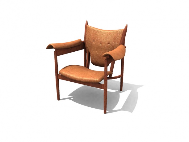 休闲椅3d模型下载