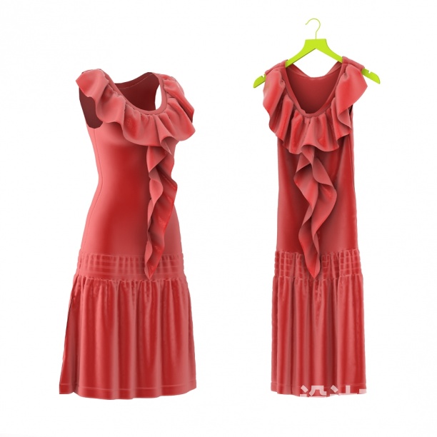 服装3d模型下载
