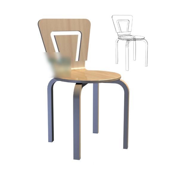 办公椅3d模型下载