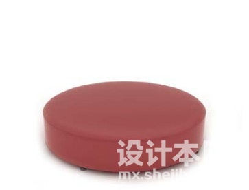 沙发凳3d模型下载
