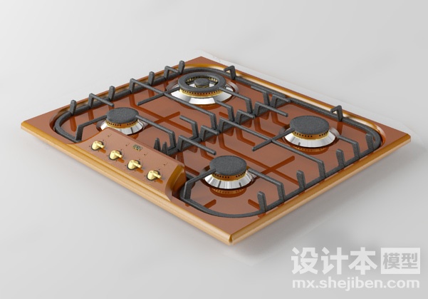 燃灶气3d模型下载